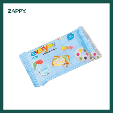 ZAPPY EVERYDAY MINI WIPE 8'S
